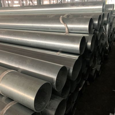 Galvanisierte Stahlrundenröhre Q235 Q345 SS400 4 Zoll heiß eingetaucht