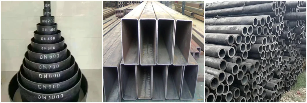 Professional Manufacturer Smls Pipe API 5L / ASTM A106 Gr. B / A53 Gr. B Sch40 Sch80 Ape Low Carbon Black Seamless Steel Pipe